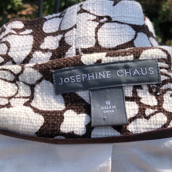 Josephine Chaus Cropped Blazer Jacket 3/4 Sleeve Size 10 - Picture 7 of 8